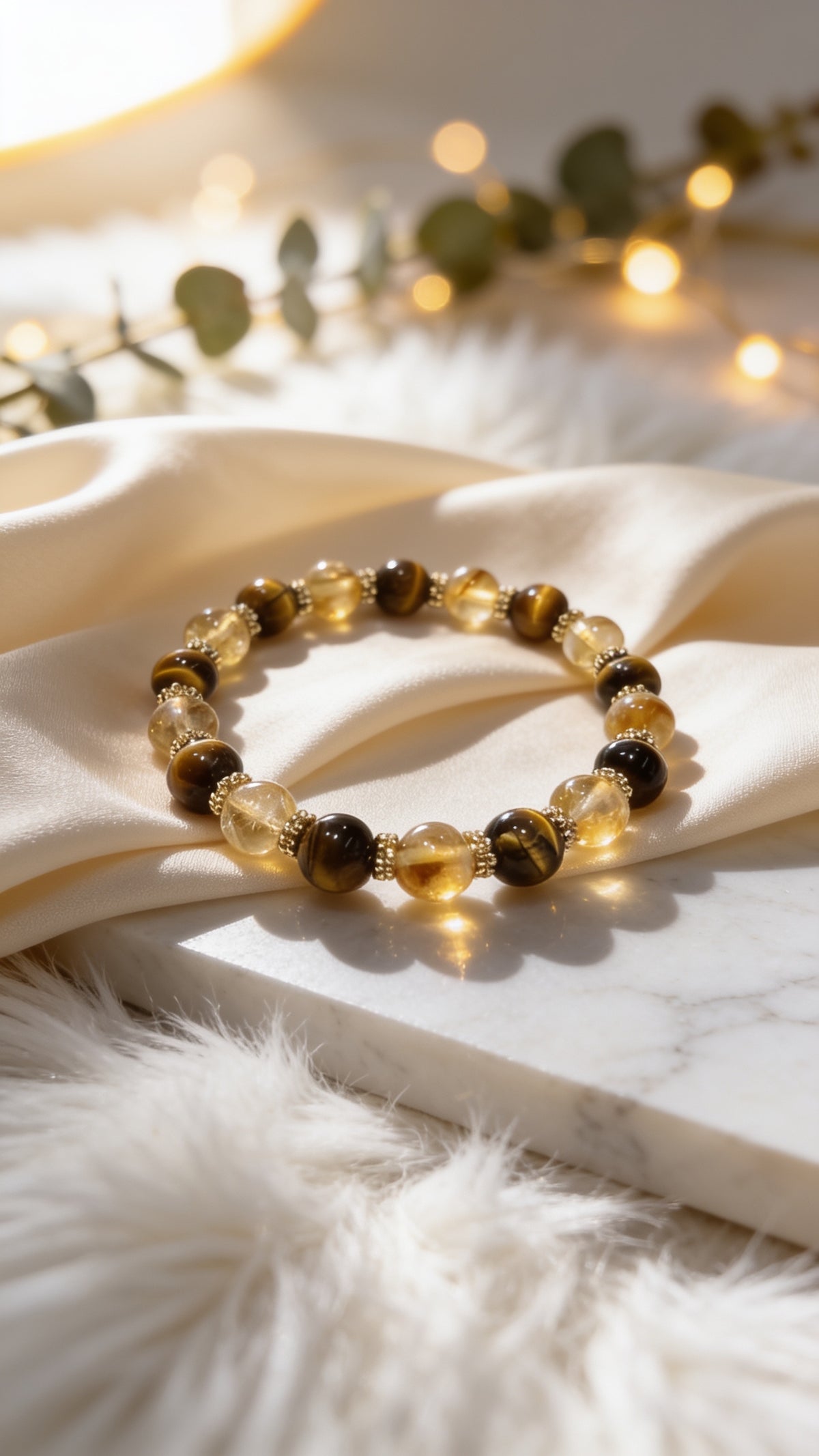 Tiger Eyes Citrine 8mm