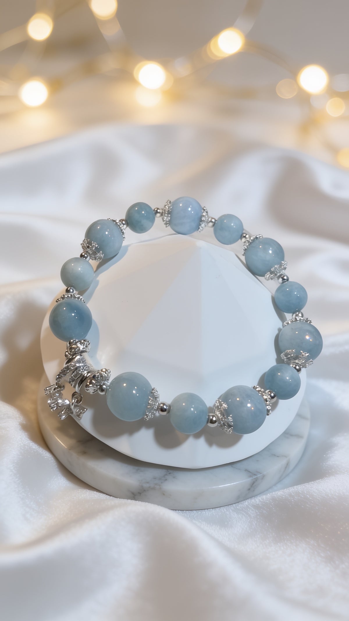 Aquamarine 8 + 10mm