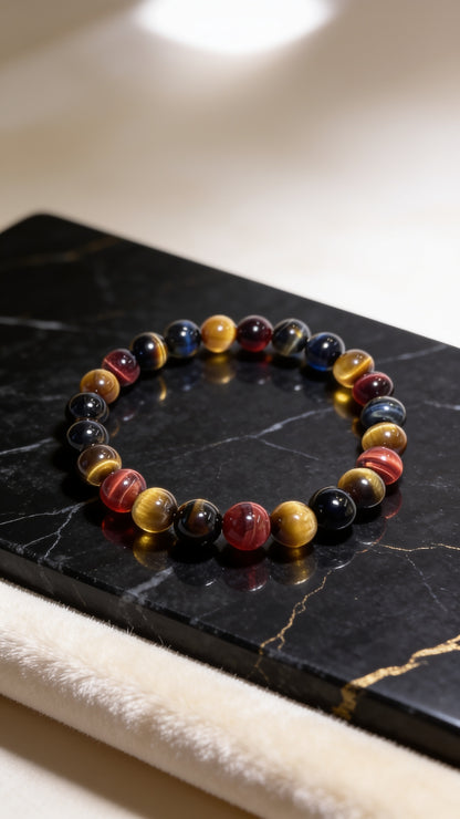 Rainbow Tiger Eye 8mm