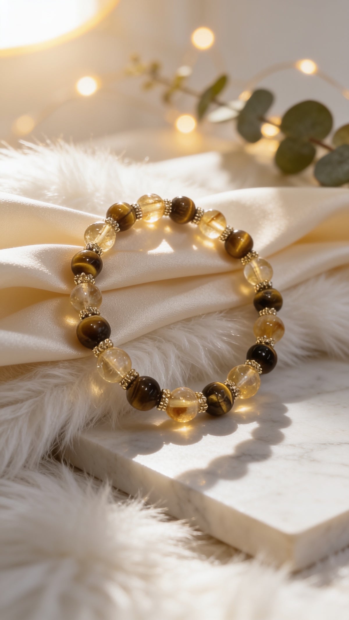 Tiger Eyes Citrine 8mm