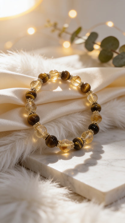 Tiger Eyes Citrine 8mm