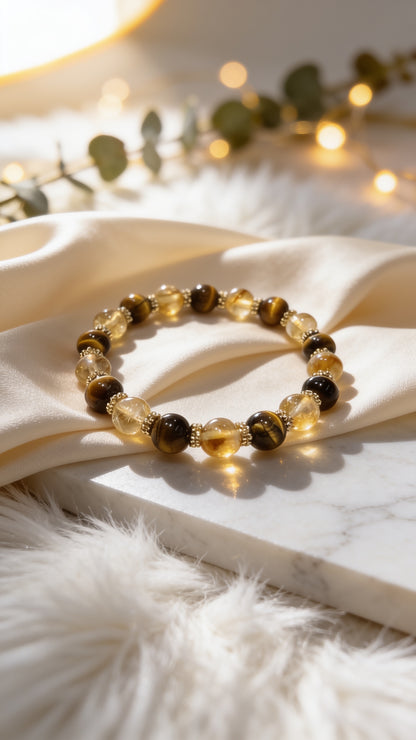 Tiger Eyes Citrine 8mm